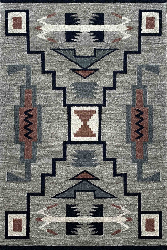 tibet rug company native american storm gray rug