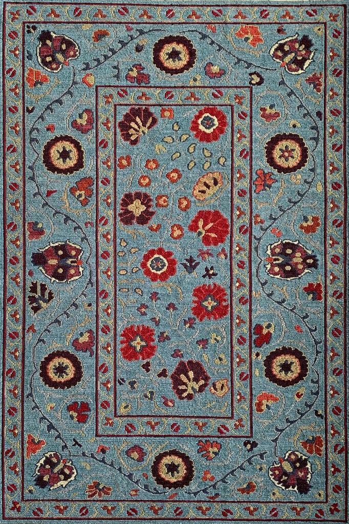 tibet rug company suzani suzani14 blue rug
