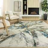lavin zaria t2065 blue rug