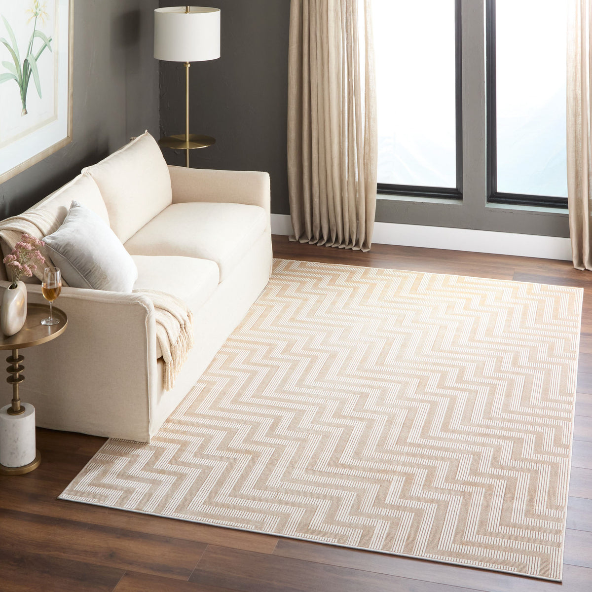 lavin livia t4019 gold rug