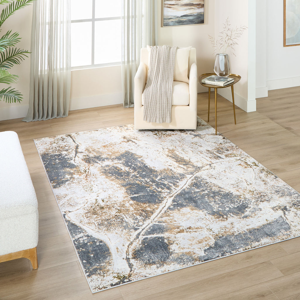 lavin salim t4028 brown rug
