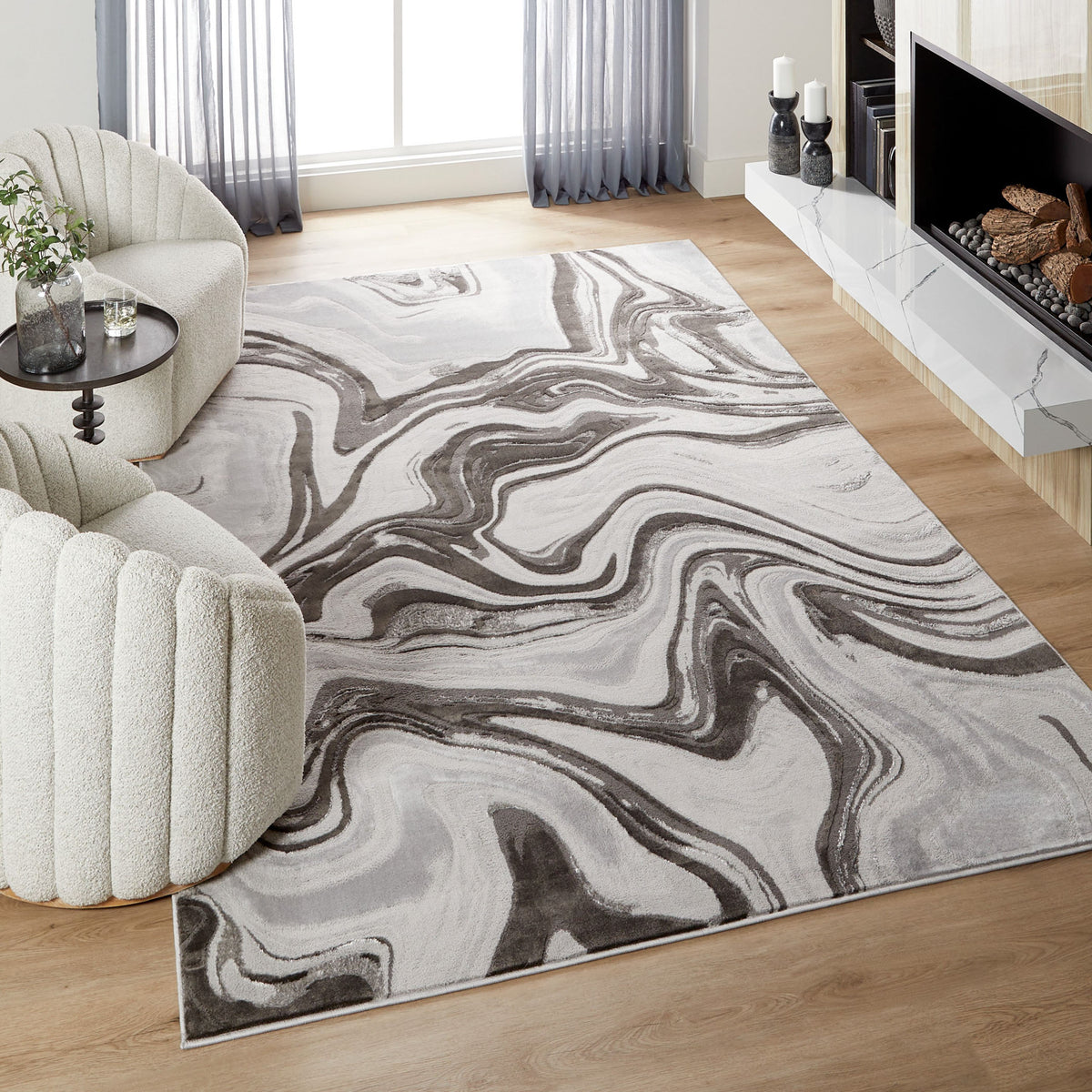 lavin ayda t9007 gray rug