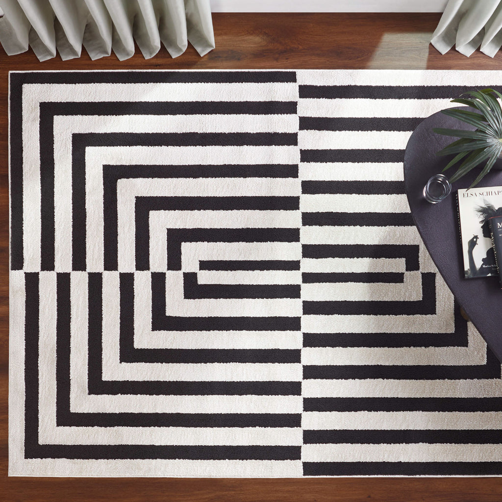 lavin optika t9017 black rug