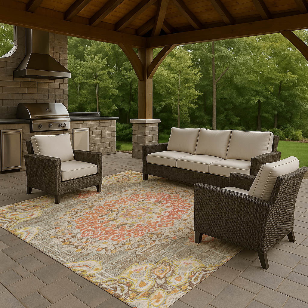 dalyn tabrook tb11 brown rug