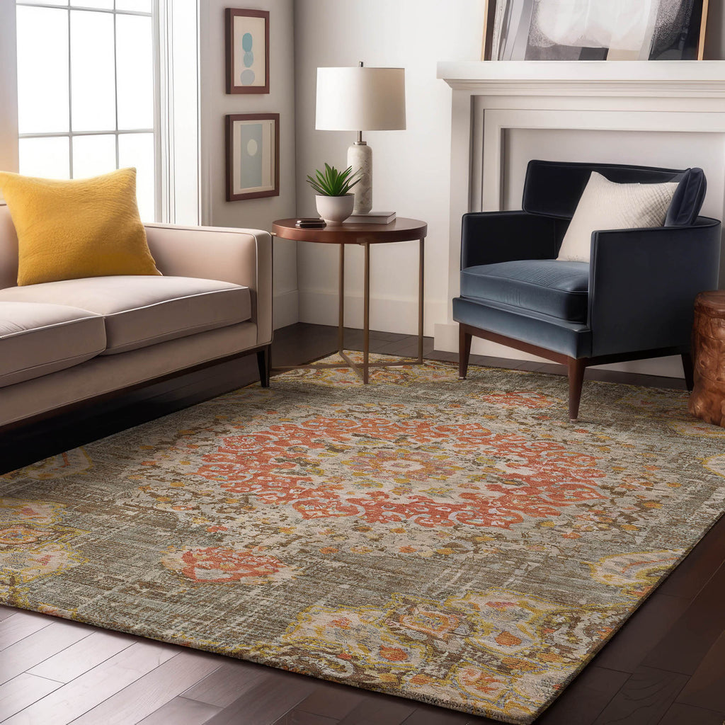 dalyn tabrook tb11 brown rug