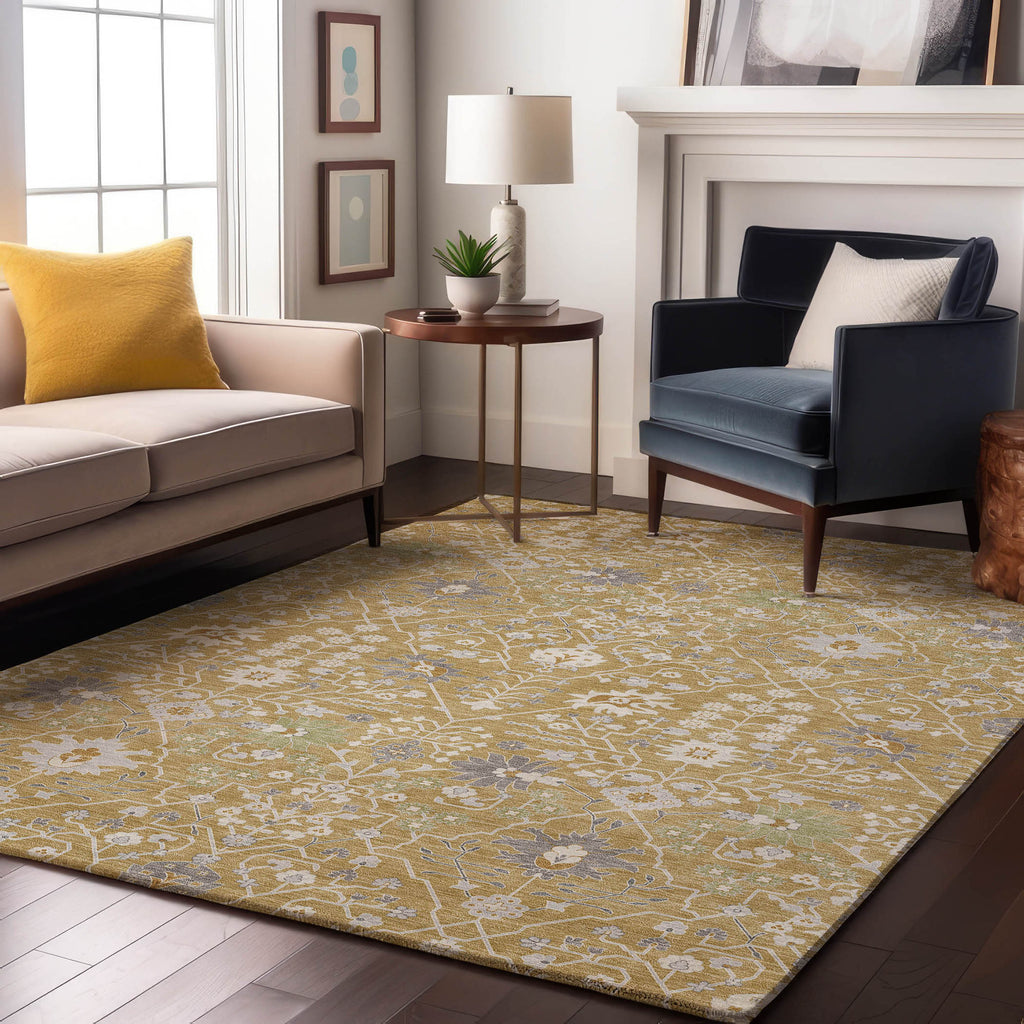 dalyn tabrook tb12 gold rug