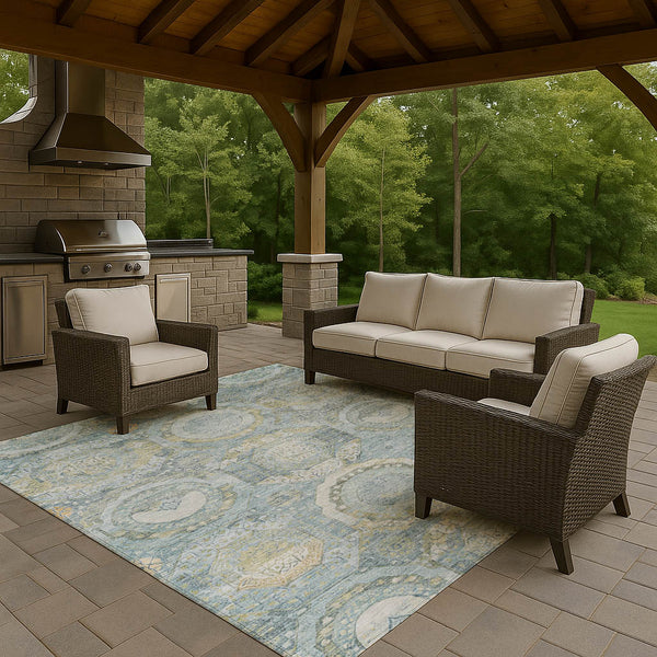 dalyn tabrook tb14 blue rug