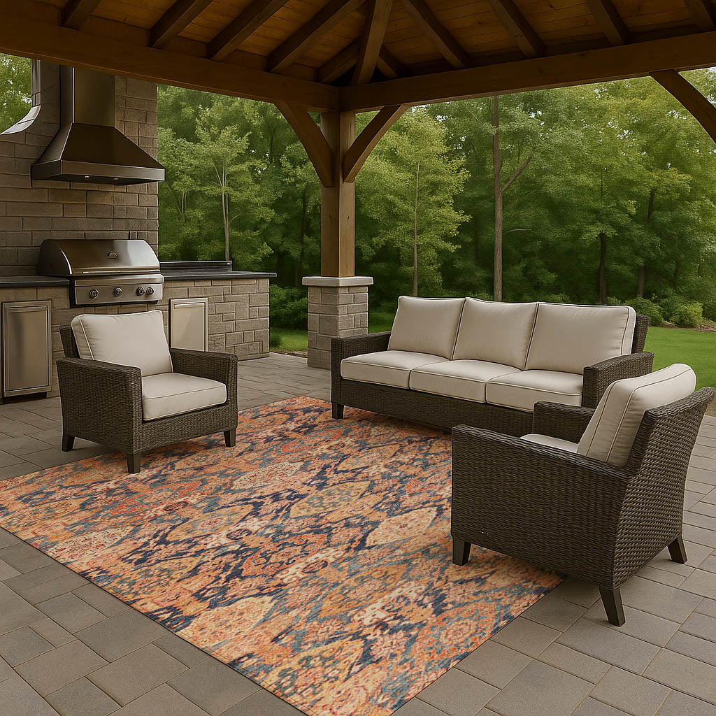 dalyn tabrook tb3 terracotta rug