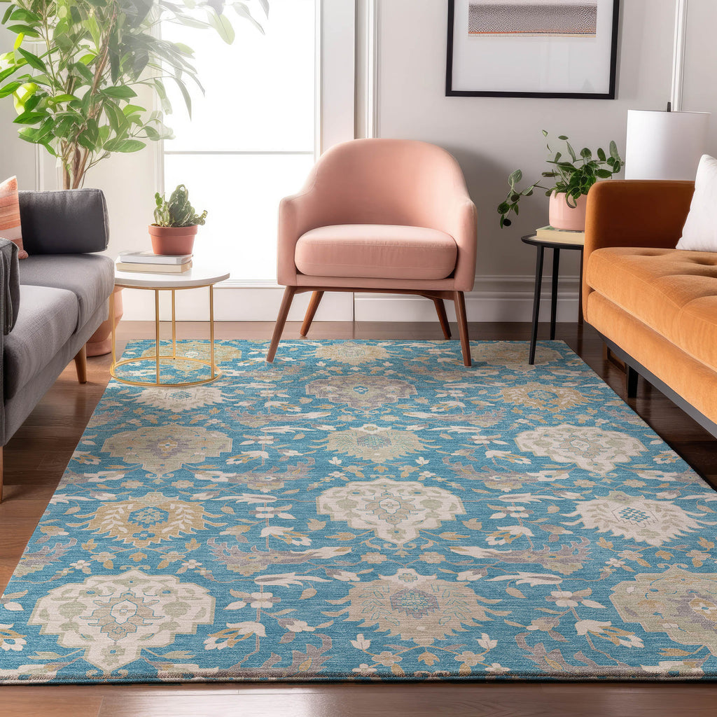 dalyn tabrook tb4 blue rug