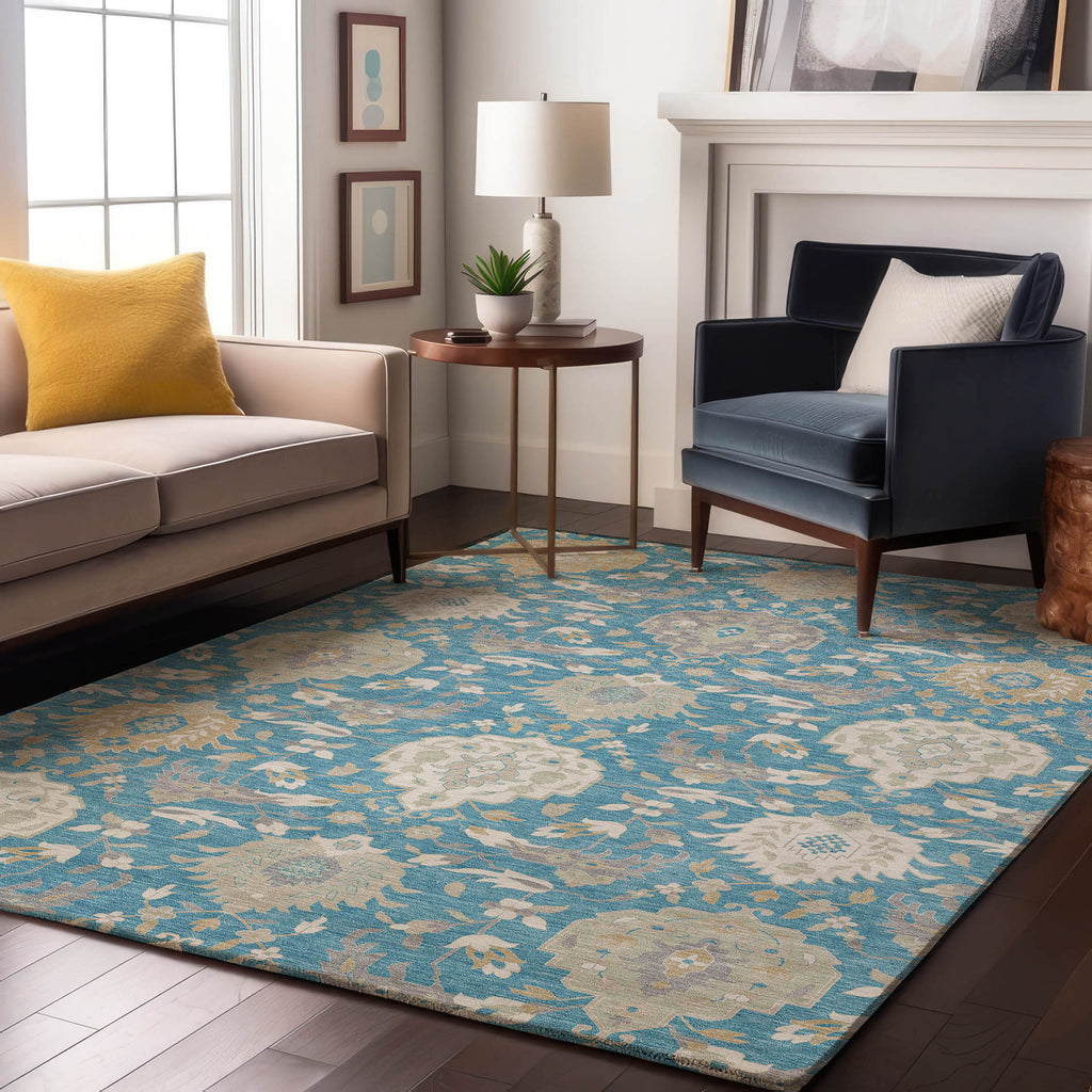 dalyn tabrook tb4 blue rug