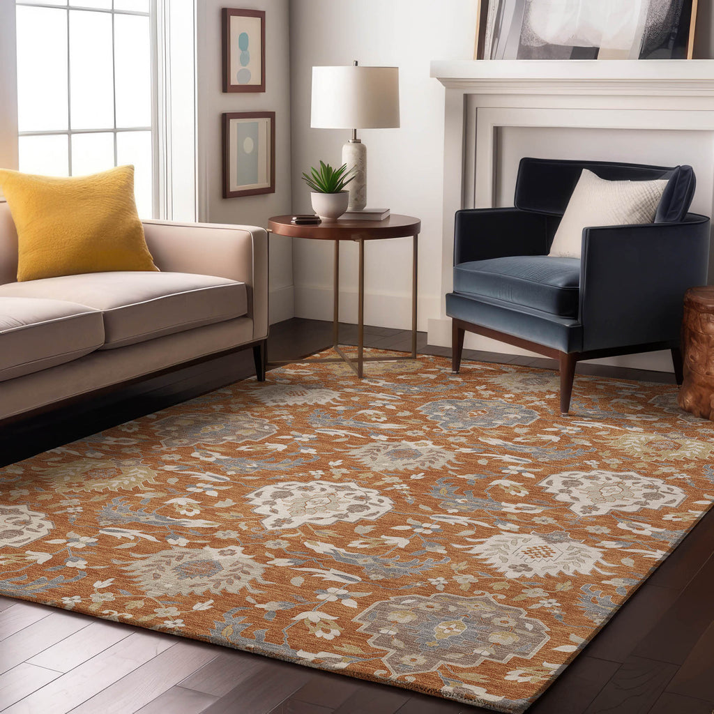 dalyn tabrook tb4 copper rug