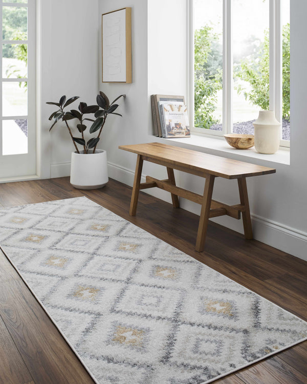 Hauteloom Tyipa TGCSKA1 Cream Machine Made Polypropylene Rug