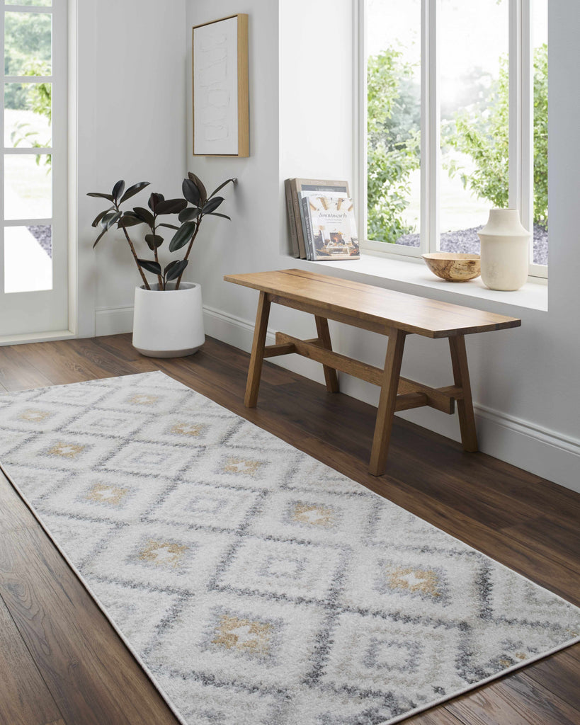 Hauteloom Tyipa TGCSKA1 Cream Machine Made Polypropylene Rug