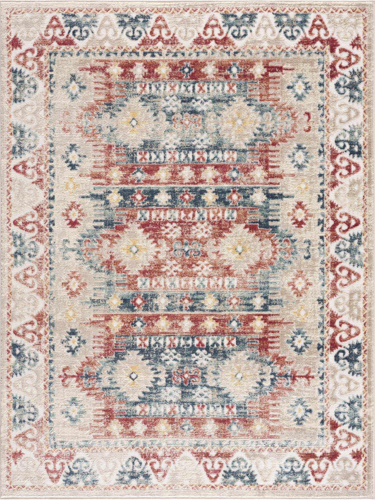 Hauteloom Bindi HJPTBINDIA1 Blue Machine Made Polypropylene Rug