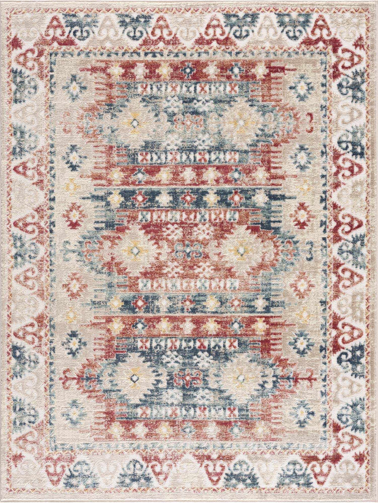 Hauteloom Bindi HJPTBINDIA1 Blue Machine Made Polypropylene Rug