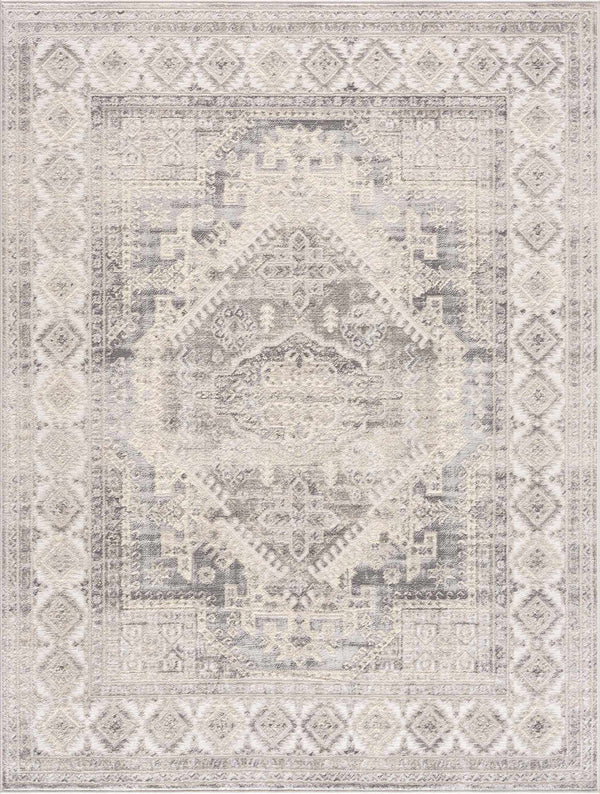 Hauteloom Brend HJPTBRENAA2 Cream Machine Made Polypropylene Rug