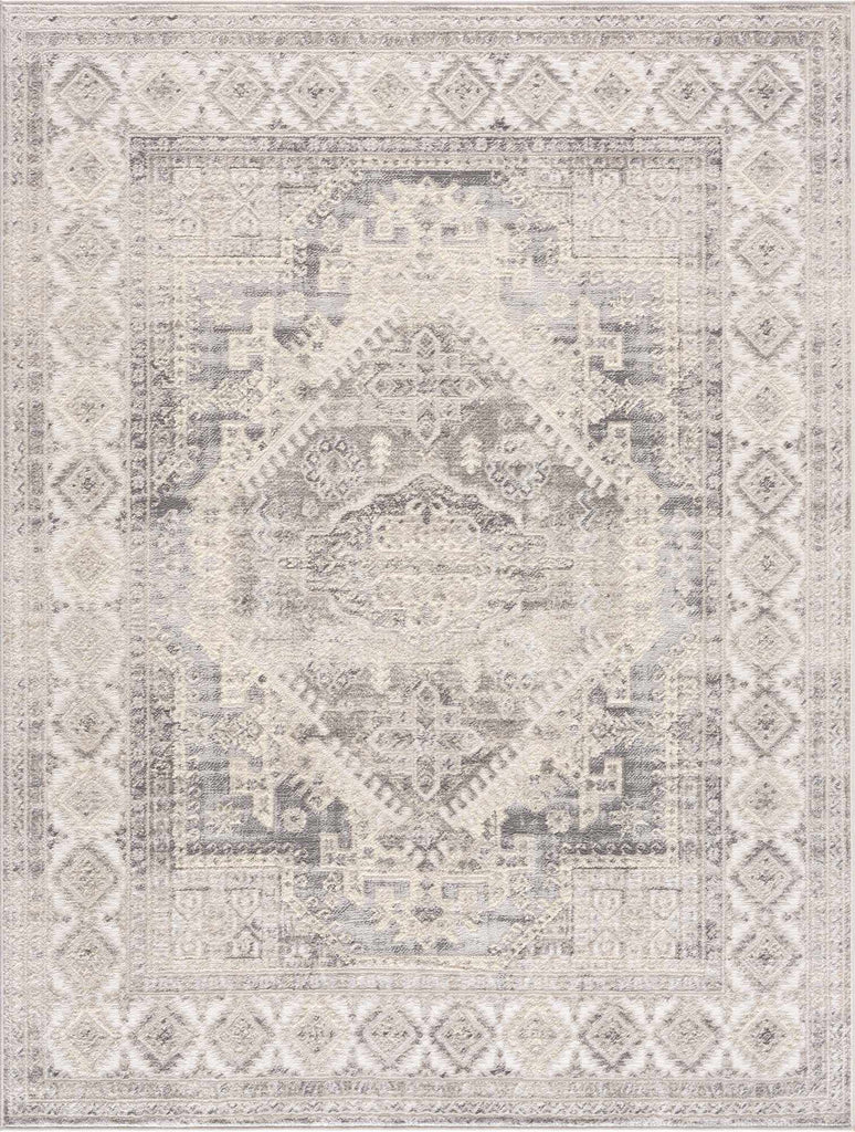 Hauteloom Brend HJPTBRENAA2 Cream Machine Made Polypropylene Rug
