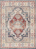 Hauteloom Brend HJPTBRENAA3 Navy Machine Made Polypropylene Rug