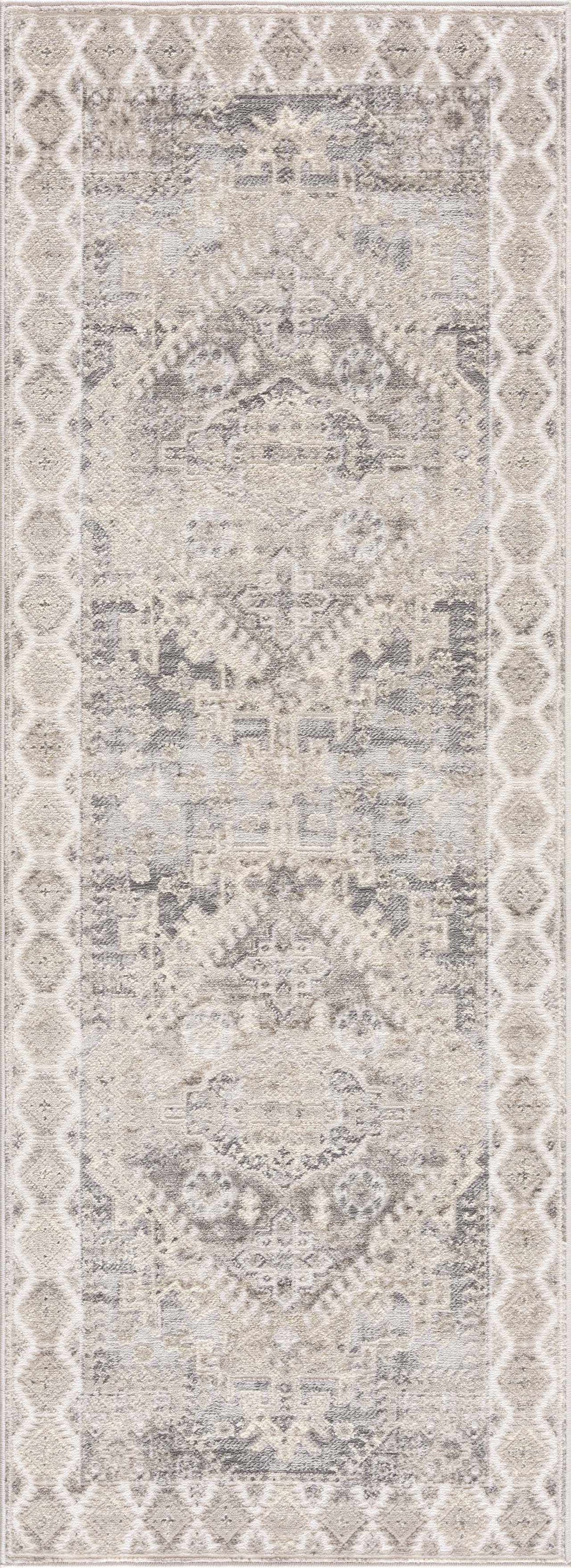 Hauteloom Brend HJPTBRENAA2 Cream Machine Made Polypropylene Rug
