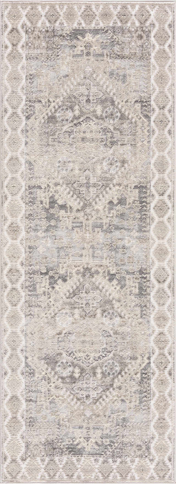 Hauteloom Brend HJPTBRENAA2 Cream Machine Made Polypropylene Rug