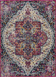 Hauteloom MARASH KMRSH4601 Navy Machine Made Polypropylene Rug