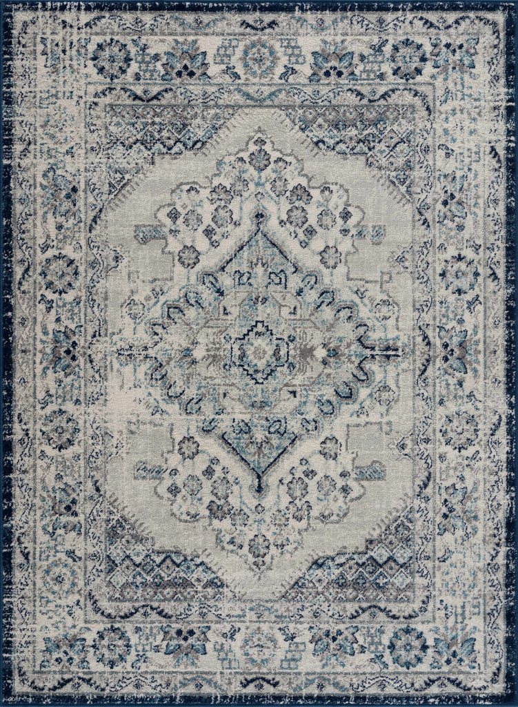 Hauteloom MARASH KMRSH4604 Gray Machine Made Polypropylene Rug