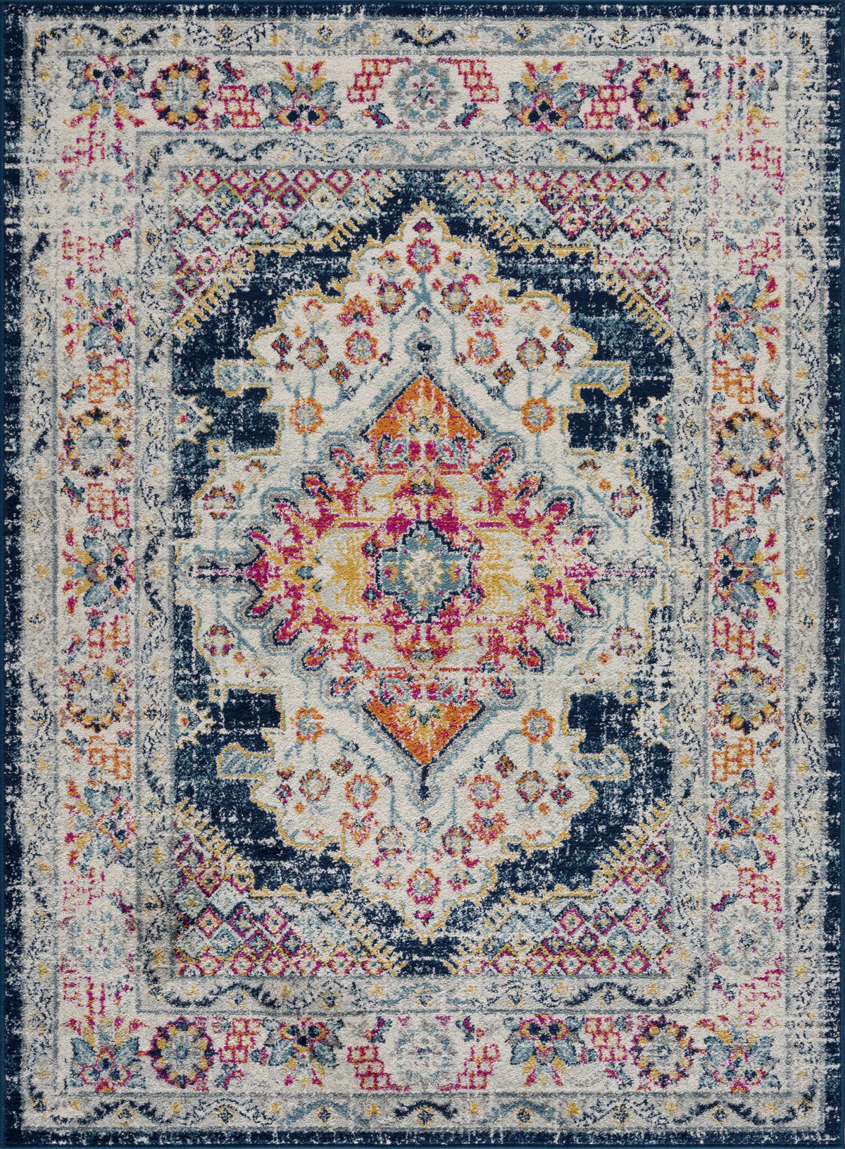 Hauteloom MARASH KMRSH4603 Pink Machine Made Polypropylene Rug