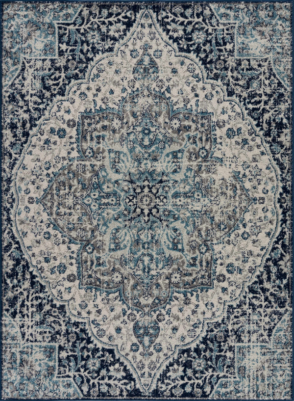 Hauteloom MARASH KMRSH4602 Gray Machine Made Polypropylene Rug