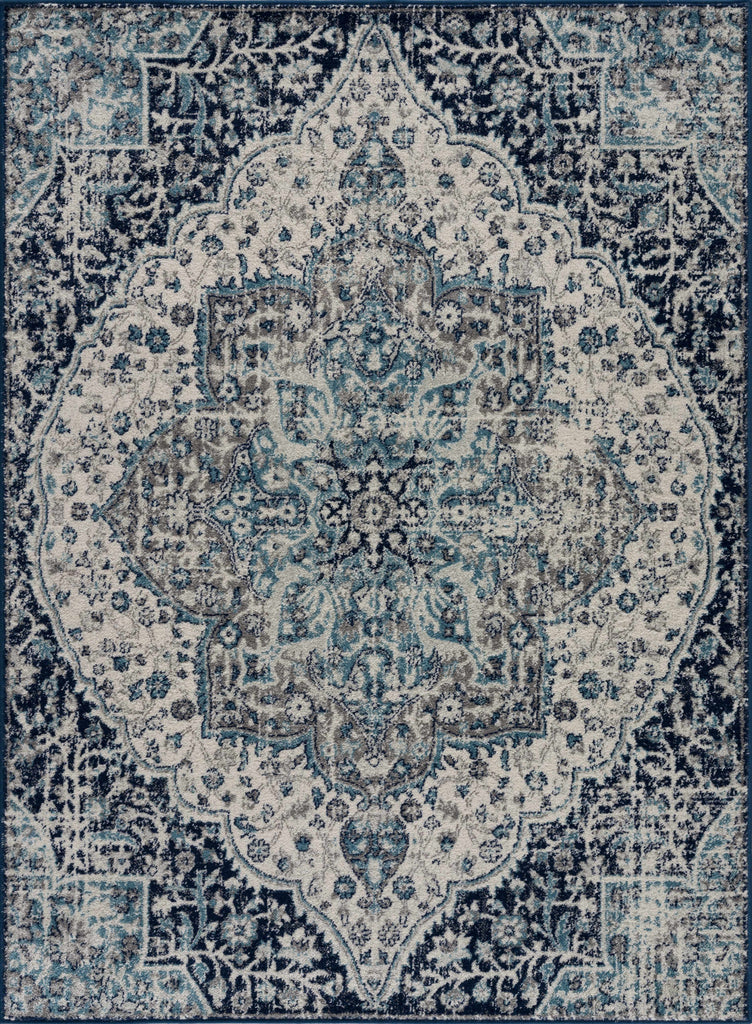 Hauteloom MARASH KMRSH4602 Gray Machine Made Polypropylene Rug