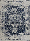 Hauteloom Limestone LIM Medium Gray Machine Made Polypropylene Rug
