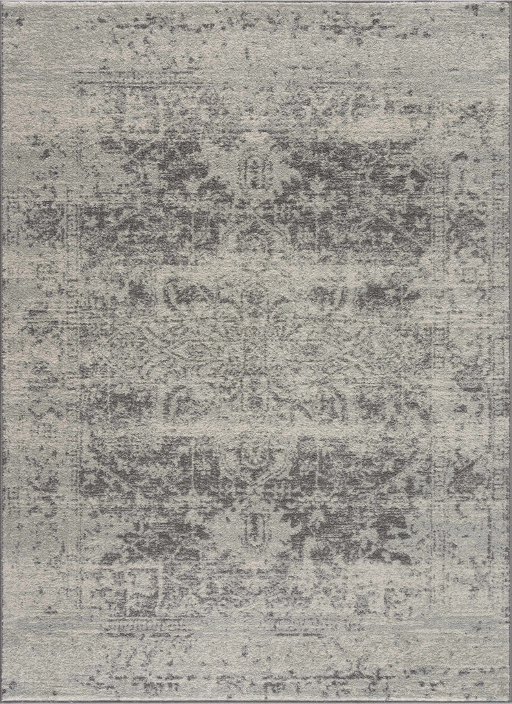 Hauteloom Rachel RAC Charcoal Machine Made Polypropylene Rug