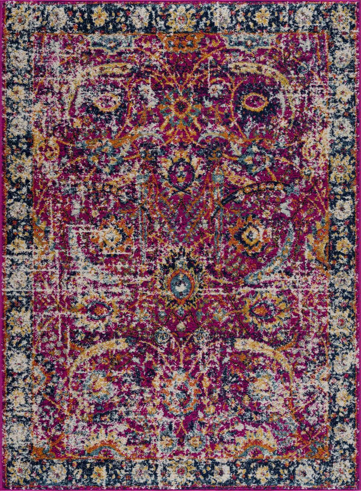 Hauteloom Vick VIC Teal Machine Made Polypropylene Rug
