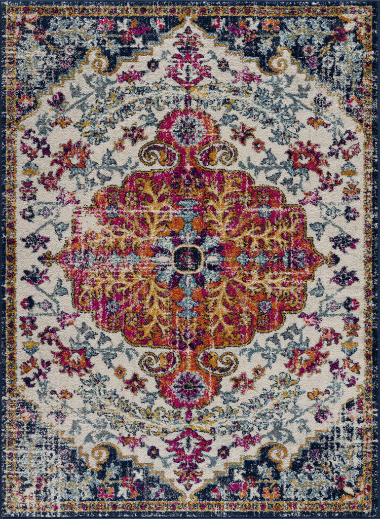 Hauteloom Simsbury SIM Light Gray Machine Made Polypropylene Rug