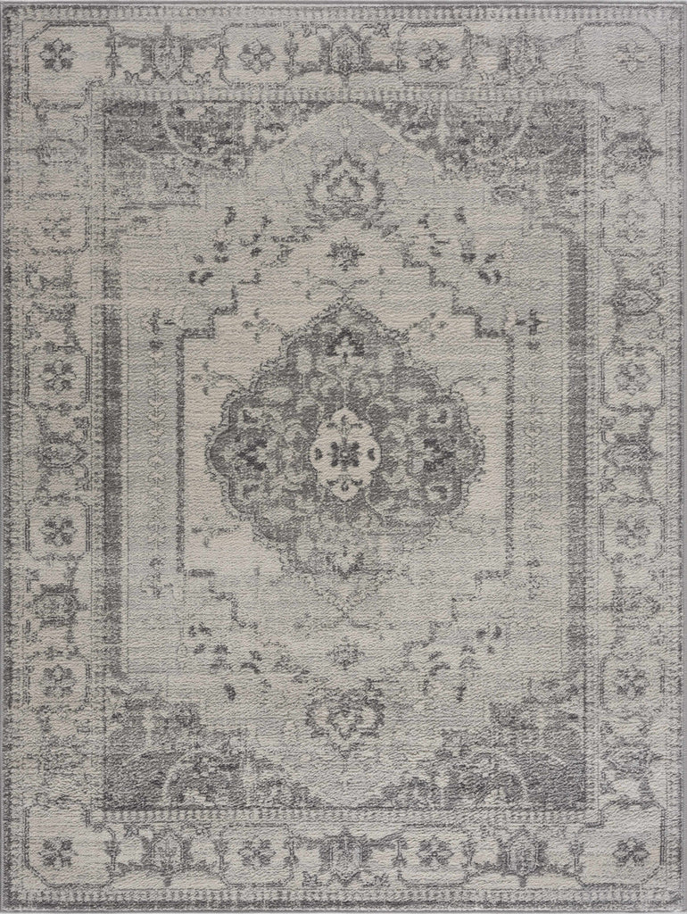 Hauteloom Tigris TGS2315 Gray Machine Made Polypropylene Rug