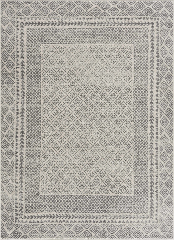 Hauteloom MARASH KMRSH4611 Gray Machine Made Polypropylene Rug