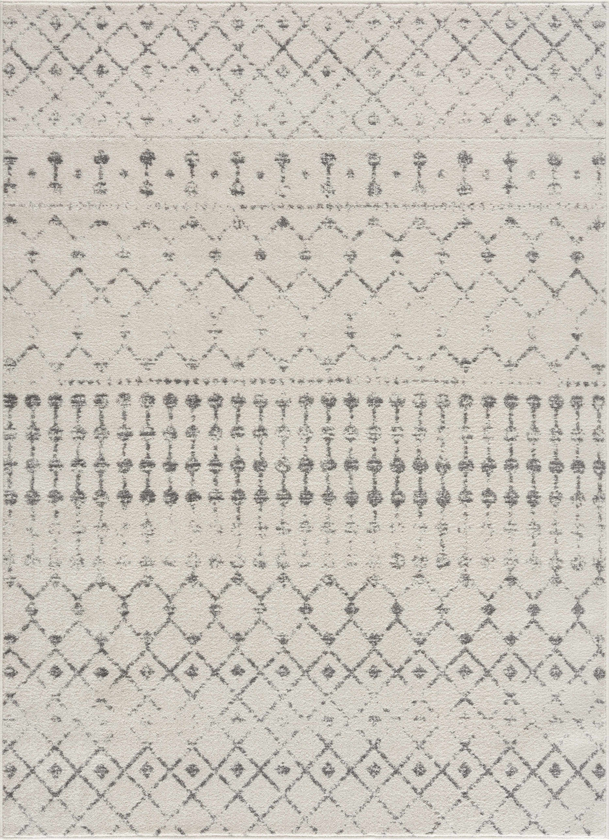 Hauteloom MARASH KMRSH4606 Gray Machine Made Polypropylene Rug