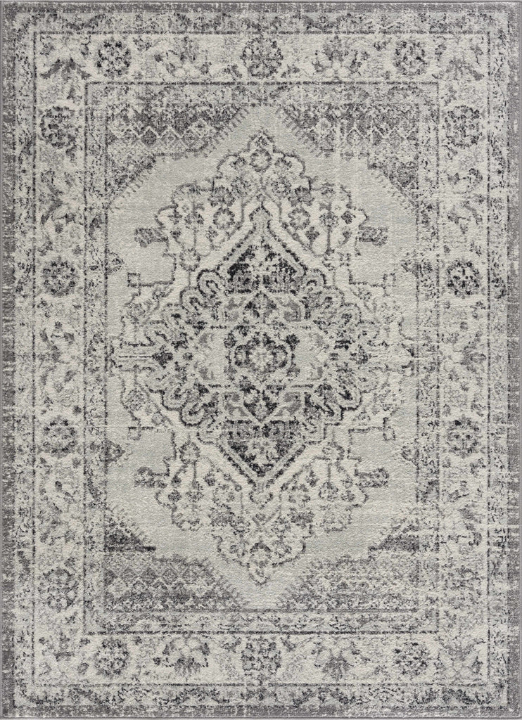 Hauteloom MARASH KMRSH4615 Gray Machine Made Polypropylene Rug