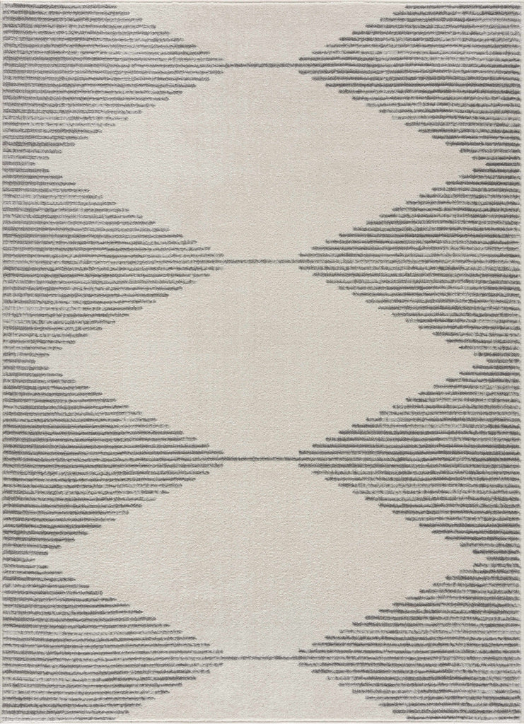 Hauteloom MARASH KMRSH4613 Gray Machine Made Polypropylene Rug