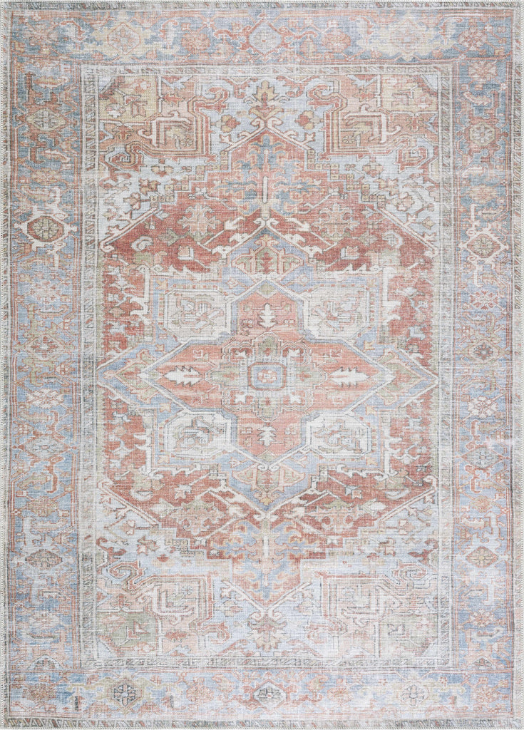 Hauteloom Maayon MAA Denim Machine Made Polyester Rug