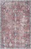 Hauteloom HOLI HOL2303 Burgundy Machine Made Polyester Rug