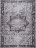 Hauteloom Kyan KYAN Gray Machine Made Cotton Rug