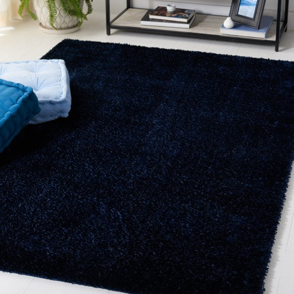 safavieh clearance tahoe shag tho670n navy rug