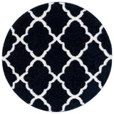 safavieh clearance tahoe shag tho675n navy rug