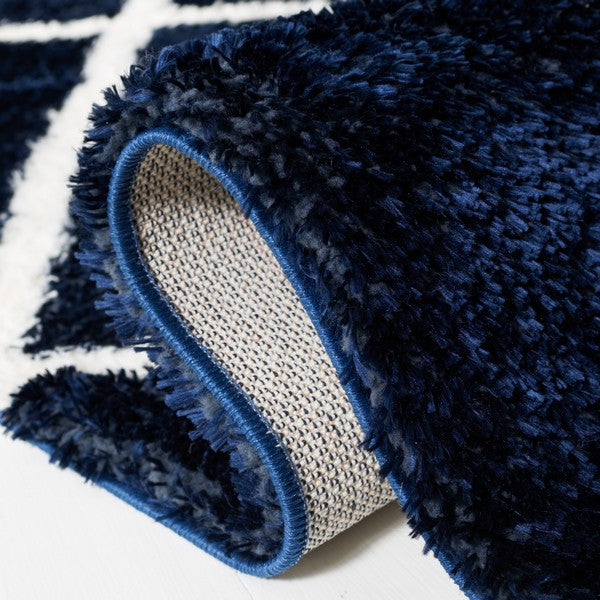 safavieh clearance tahoe shag tho676n navy rug