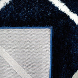 safavieh clearance tahoe shag tho676n navy rug