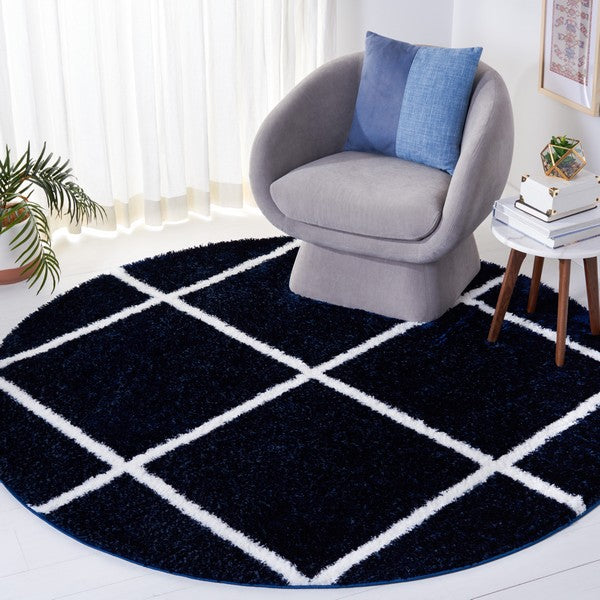 safavieh clearance tahoe shag tho676n navy rug