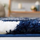 safavieh clearance tahoe shag tho677n navy rug
