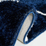 safavieh clearance tahoe shag tho677n navy rug