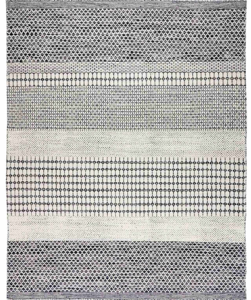 Hauteloom Tideswell TIDE Black Woven/Flatwoven Wool Rug