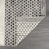 Hauteloom Tideswell TIDE Black Woven/Flatwoven Wool Rug